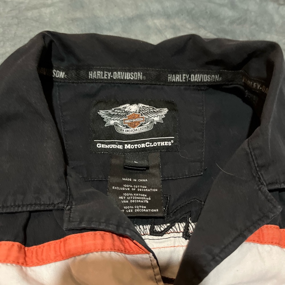 Harley-Davidson cotton button down shirt
